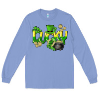 Colony Blue Lucky St. Patrick's Day Long Sleeve Tee - HowdyJamesFarm