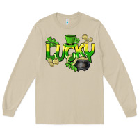 Mushroom Lucky St. Patrick's Day Long Sleeve Tee - HowdyJamesFarm