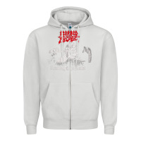 Dove Grey Morbid Angel, Morbid Angel vintage, Morbid Angel art, Morbid Angel pai Zipper Hoodie - FloraArt