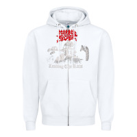 White Morbid Angel, Morbid Angel vintage, Morbid Angel art, Morbid Angel pai Zipper Hoodie - FloraArt