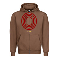 Chestnut K Love 0 Zipper Hoodie - FloraArt