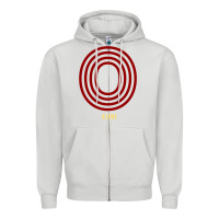 Dove Grey K Love 0 Zipper Hoodie - FloraArt