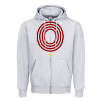 Heather Grey K Love 0 Zipper Hoodie - FloraArt