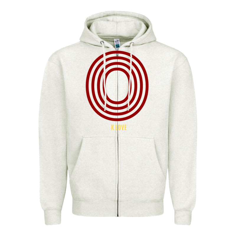 K Love 0 Zipper Hoodie by FloraArt | Teevron