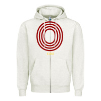 Oatmeal Heather K Love 0 Zipper Hoodie - FloraArt
