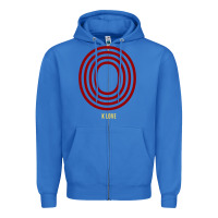 True Royal K Love 0 Zipper Hoodie - FloraArt