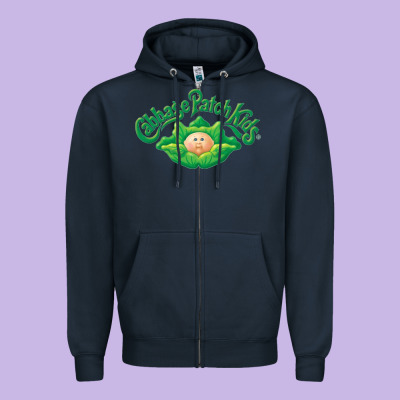 Cabbage Patch Kids Zipper Hoodie Designed By Floraart