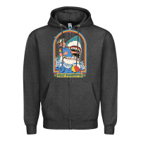 Charcoal Heather Stay Positive Classic Zipper Hoodie - FloraArt
