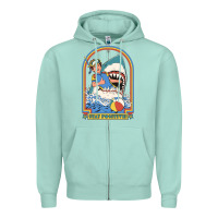 Seafoam Stay Positive Classic Zipper Hoodie - FloraArt