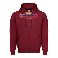 Burgundy the american honky tonk bar association, distressed   garth brooks Zipper Hoodie - FloraArt