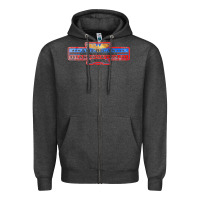 Charcoal Heather the american honky tonk bar association, distressed   garth brooks Zipper Hoodie - FloraArt