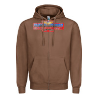 Chestnut the american honky tonk bar association, distressed   garth brooks Zipper Hoodie - FloraArt
