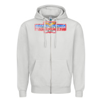 Dove Grey the american honky tonk bar association, distressed   garth brooks Zipper Hoodie - FloraArt