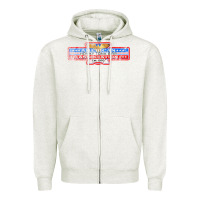 Oatmeal Heather the american honky tonk bar association, distressed   garth brooks Zipper Hoodie - FloraArt