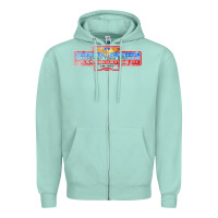 Seafoam the american honky tonk bar association, distressed   garth brooks Zipper Hoodie - FloraArt