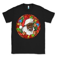 Black Black Santa Christmas Classic Tee - RanaPortraitStore