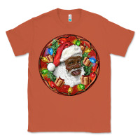 Copper Black Santa Christmas Classic Tee - RanaPortraitStore