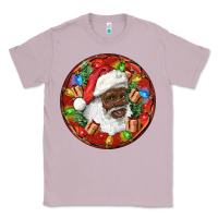 Lilac Black Santa Christmas Classic Tee - RanaPortraitStore