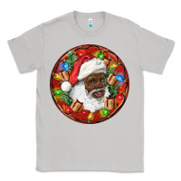 Moon Dust Black Santa Christmas Classic Tee - RanaPortraitStore