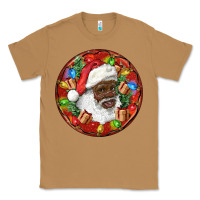Toasted Coconut Black Santa Christmas Classic Tee - RanaPortraitStore