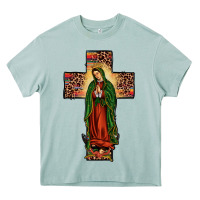 Arona our lady of guadalupe cros Heavy Core Tee - JahusDesignShop