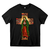 Black our lady of guadalupe cros Heavy Core Tee - JahusDesignShop