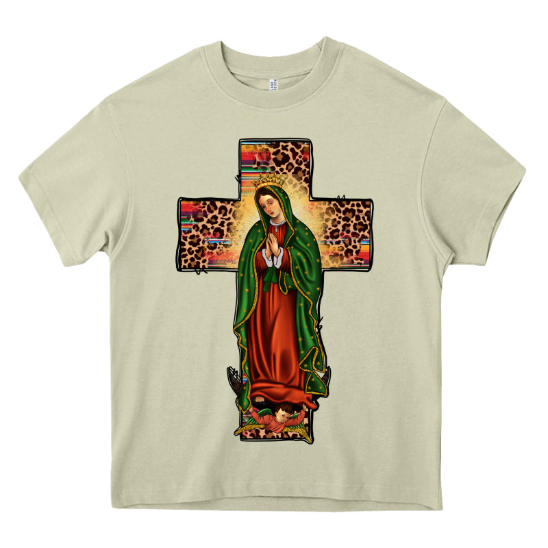 Our Lady Of Guadalupe Cros Heavy Core Tee by JahusDesignShop | Teevron