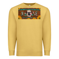 Antique Gold western heifer mom with sunflowers and turquoise license plate Premium Sweatshirt - Artiststas