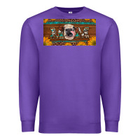 Purple western heifer mom with sunflowers and turquoise license plate Premium Sweatshirt - Artiststas