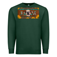 Sports Green western heifer mom with sunflowers and turquoise license plate Premium Sweatshirt - Artiststas