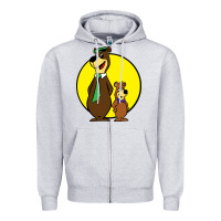 Heather Grey boo boo Zipper Hoodie - FloraArt