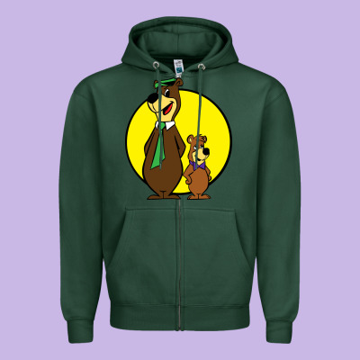 Boo Boo Zipper Hoodie Designed By Floraart