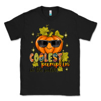 Black Coolest Pumpkin In The Patch Classic Tee - texasbilliewilder