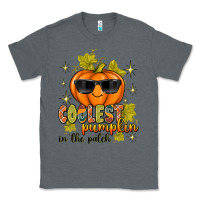 Charcoal Heather Coolest Pumpkin In The Patch Classic Tee - texasbilliewilder