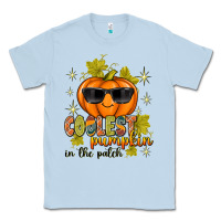 Dusty Blue Coolest Pumpkin In The Patch Classic Tee - texasbilliewilder