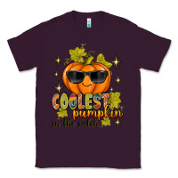 Plum Coolest Pumpkin In The Patch Classic Tee - texasbilliewilder