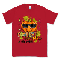 Red Coolest Pumpkin In The Patch Classic Tee - texasbilliewilder