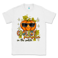 White Coolest Pumpkin In The Patch Classic Tee - texasbilliewilder