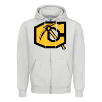 Dove Grey cool,cameron,aggies Zipper Hoodie - FloraArt