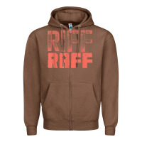 Chestnut riff raff, retro, punk, grunge. shabby style t shi Zipper Hoodie - FloraArt