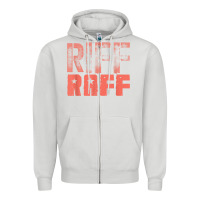Dove Grey riff raff, retro, punk, grunge. shabby style t shi Zipper Hoodie - FloraArt
