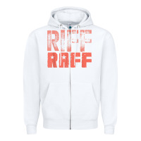 White riff raff, retro, punk, grunge. shabby style t shi Zipper Hoodie - FloraArt