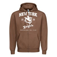 Chestnut the natural ny new york knights baseball Zipper Hoodie - FloraArt
