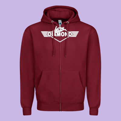 Legs Diamond Zipper Hoodie Designed By Floraart