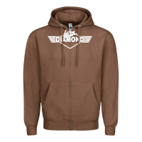 Chestnut legs diamond Zipper Hoodie - FloraArt