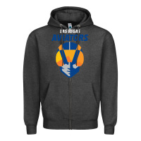 Charcoal Heather las vegas aviators Zipper Hoodie - FloraArt