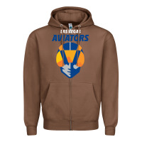 Chestnut las vegas aviators Zipper Hoodie - FloraArt