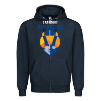 Navy las vegas aviators Zipper Hoodie - FloraArt