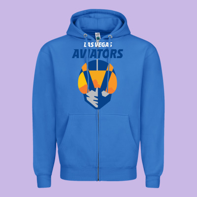 Las Vegas Aviators Zipper Hoodie Designed By Floraart