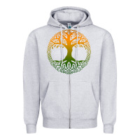 Heather Grey tree of life merch Zipper Hoodie - trangStudio